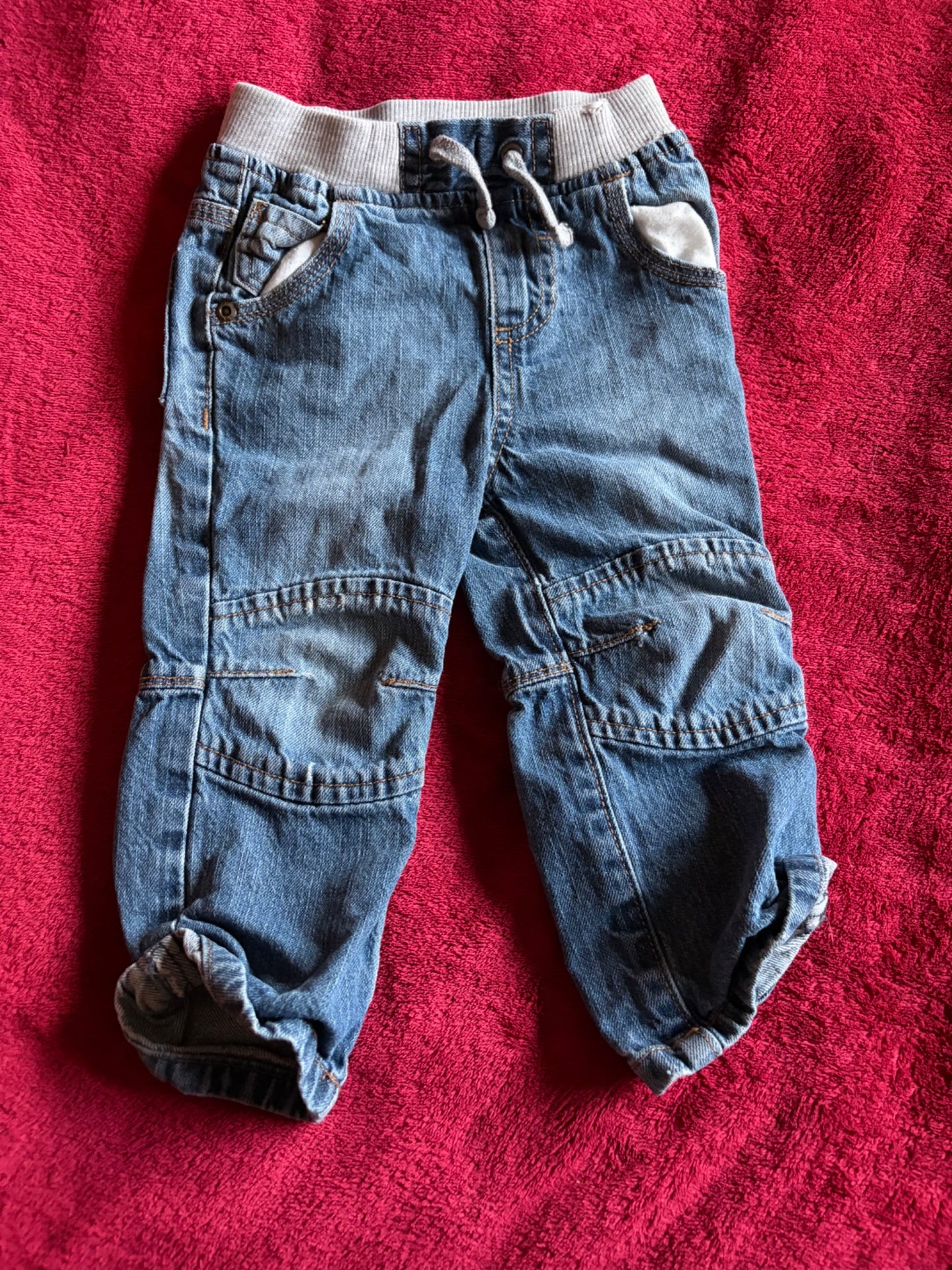 “Denim” Pant 3pc Bundle 9m #1, Kids 9 Month (6-9M)
