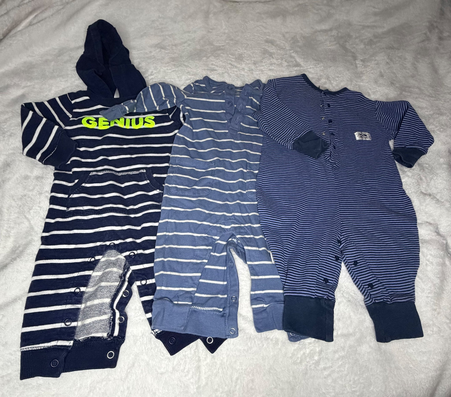 3pc Romper Bundle 6m, Kids 6 Month (3-6M)