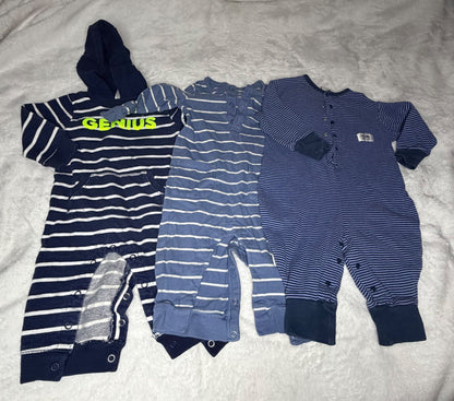 3pc Romper Bundle 6m, Kids 6 Month (3-6M)