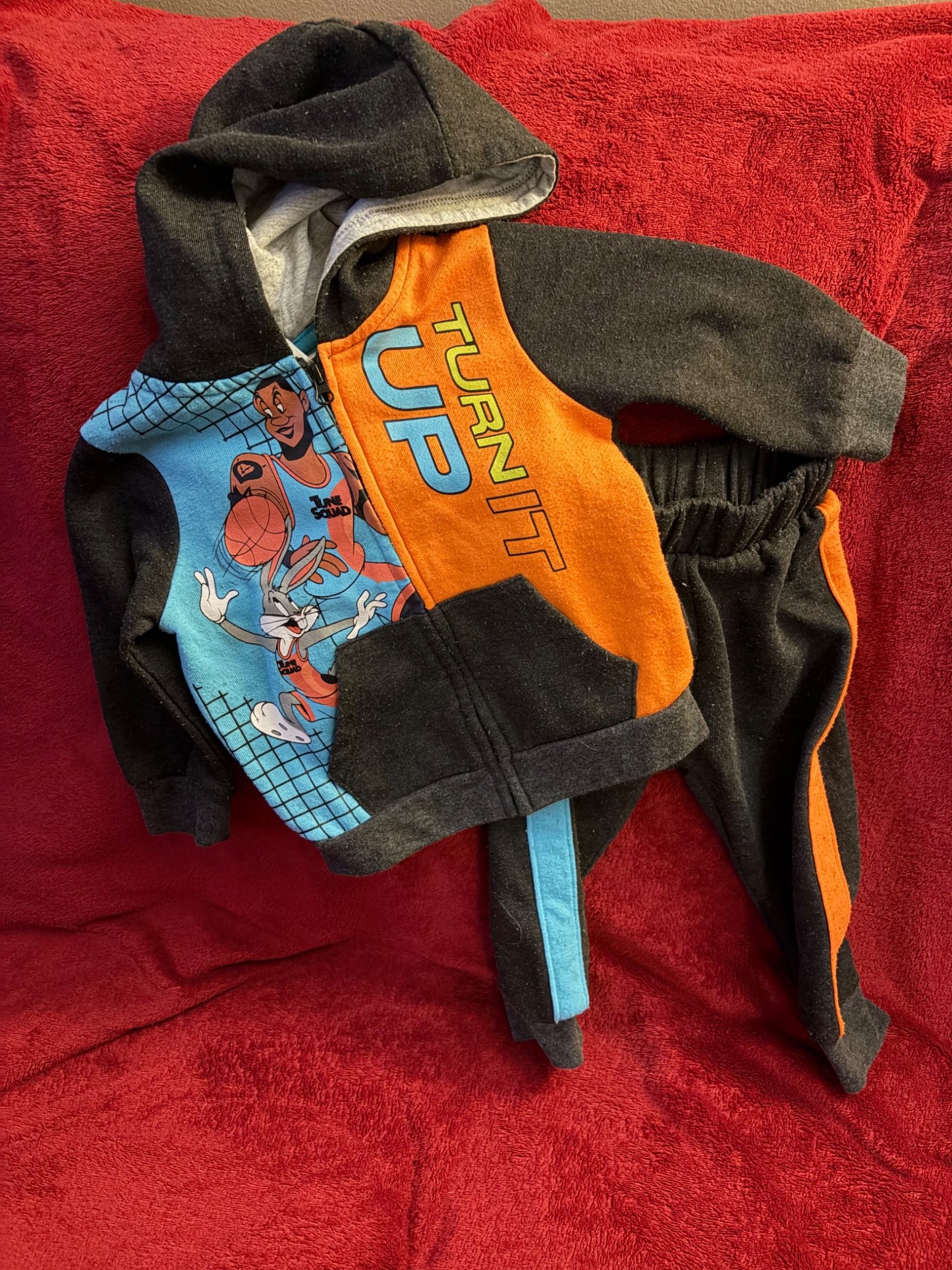 Space Jam 2pc Set - 6-12m , Kids 9 Month (6-9M)