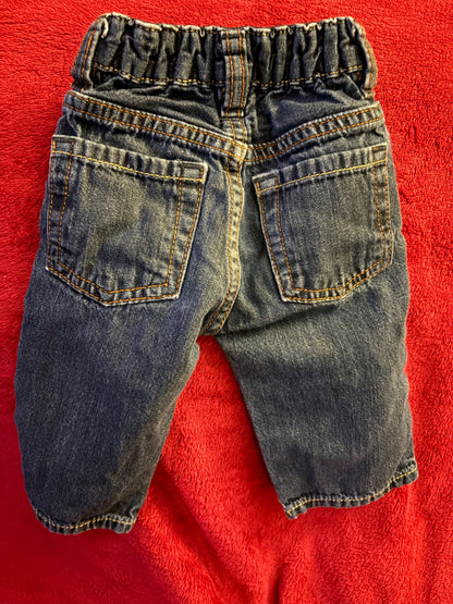 3pc Jeans Bundle 3-6m , Kids 6 Month (3-6M)