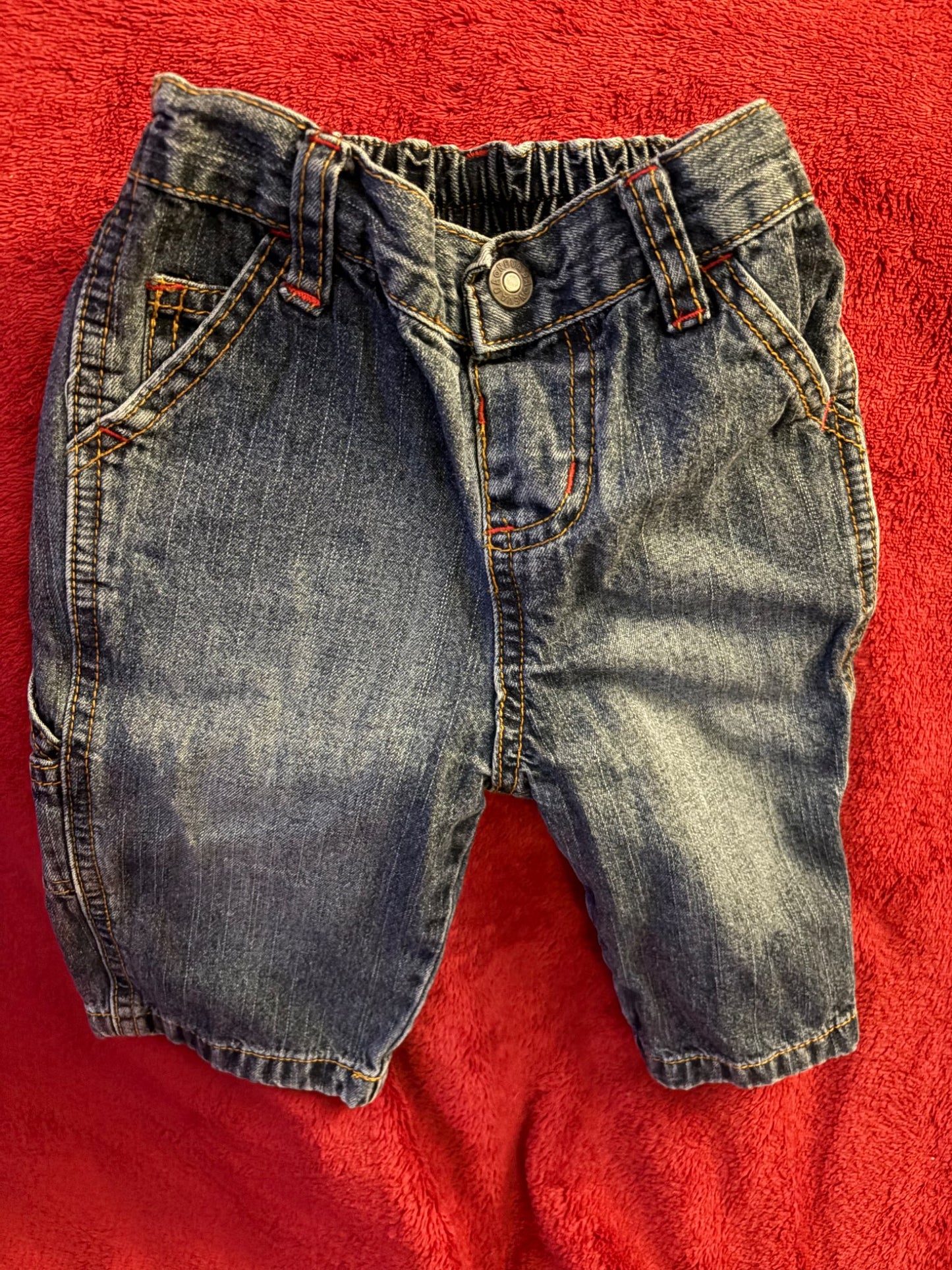3pc Jeans Bundle 3-6m , Kids 6 Month (3-6M)