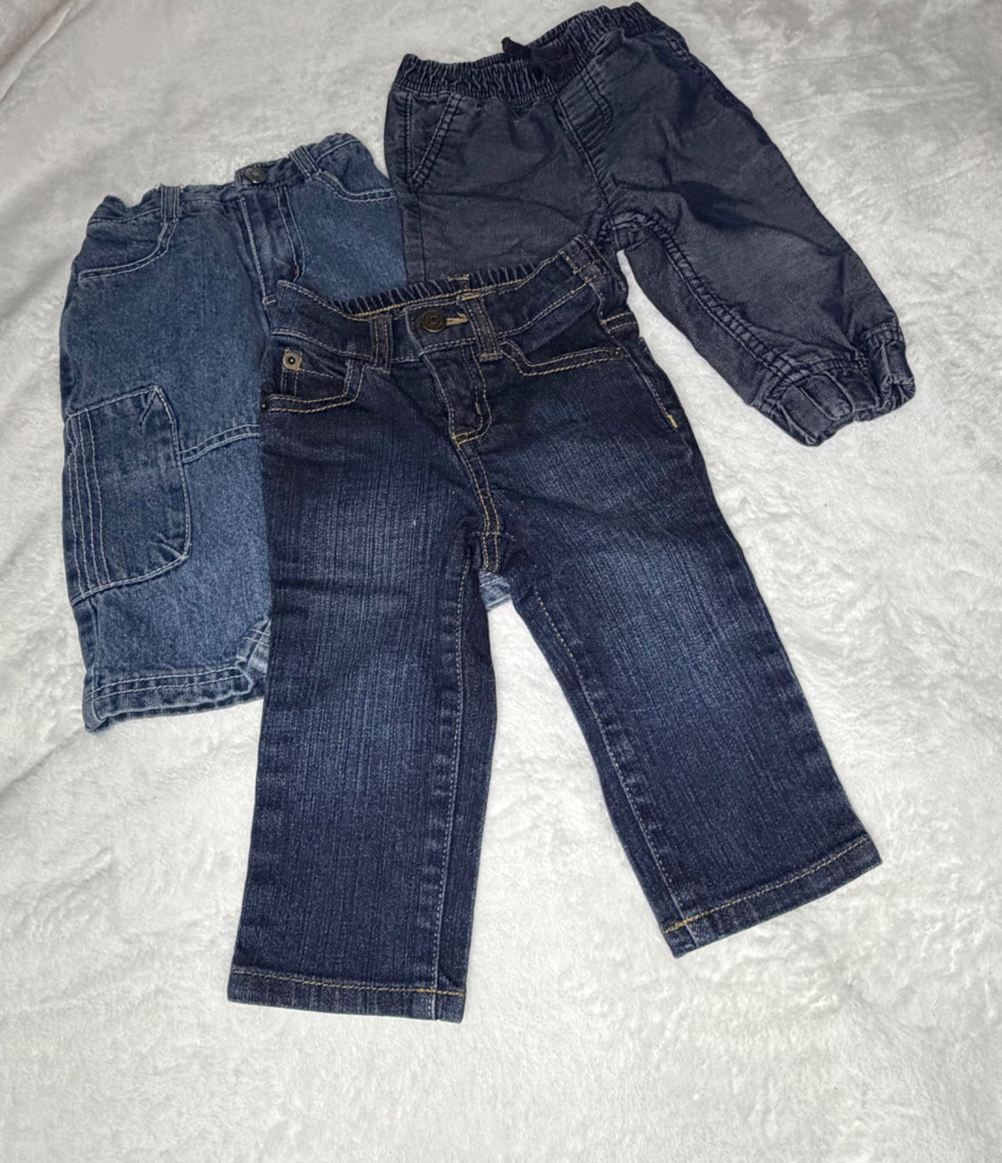3x Denim / Courdroy Pant Bundle , Kids 12 Month (9-12M)