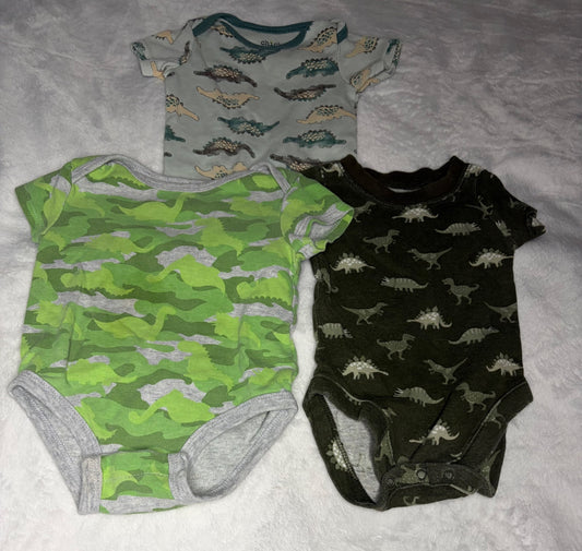 3pc Bundle 3-6m onesies , Kids 6 Month (3-6M)
