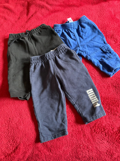 3pc 3-6m Pants Bundle , Kids 6 Month (3-6M)