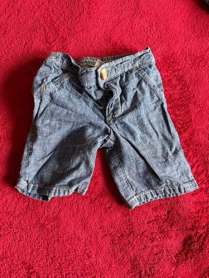 3pc “Denim” Shorts Bundle , Kids 9 Month (6-9M)