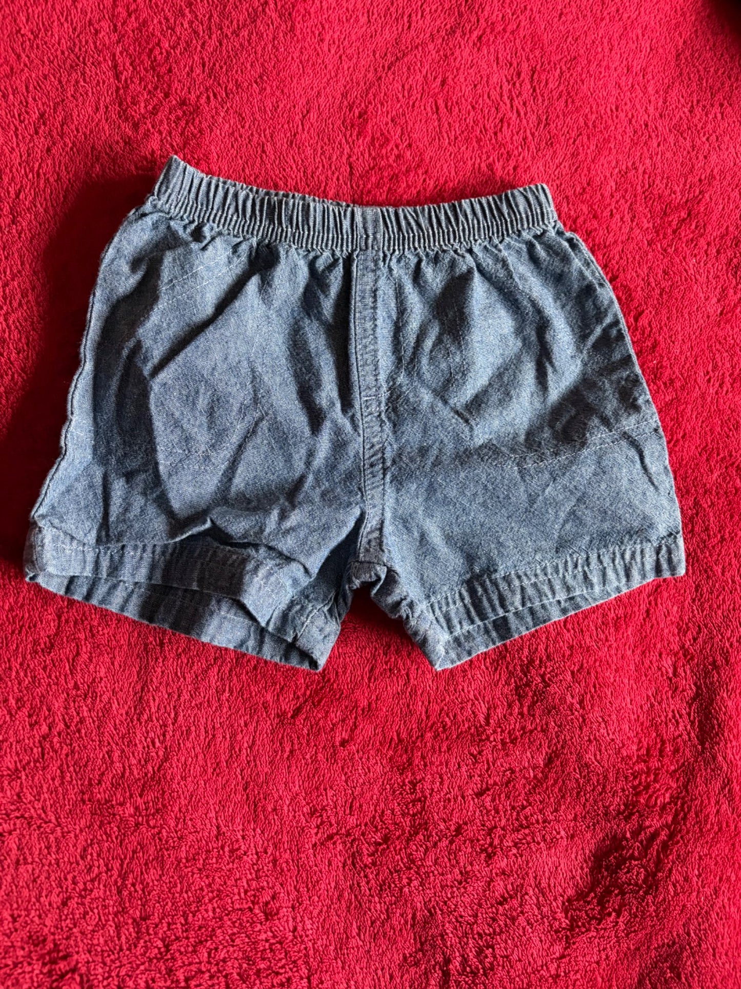 3pc “Denim” Shorts Bundle , Kids 9 Month (6-9M)