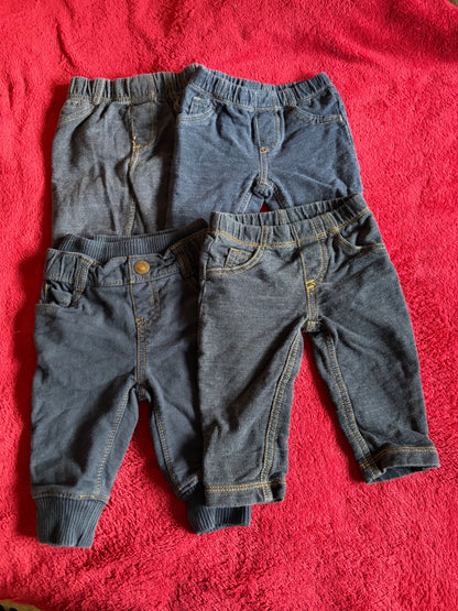 4pc Pants Bundle 3-6m, Kids 6 Month (3-6M)