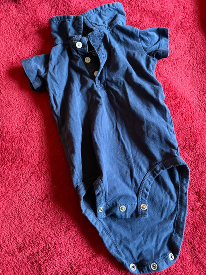 3pc Collared Onesie Bundle 6-9m, Kids 9 Month (6-9M)