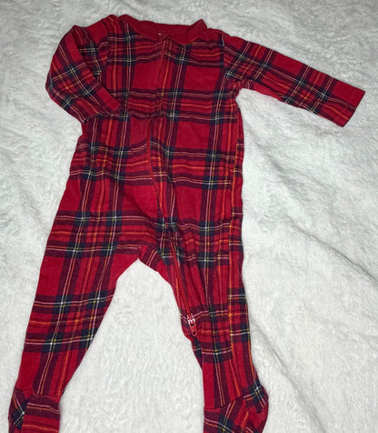 3pc Plaid Bundle 3-6m , Kids 6 Month (3-6M)