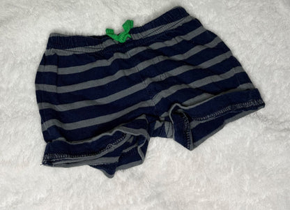 3pc Shorts Bundle 3-6m , Kids 6 Month (3-6M)