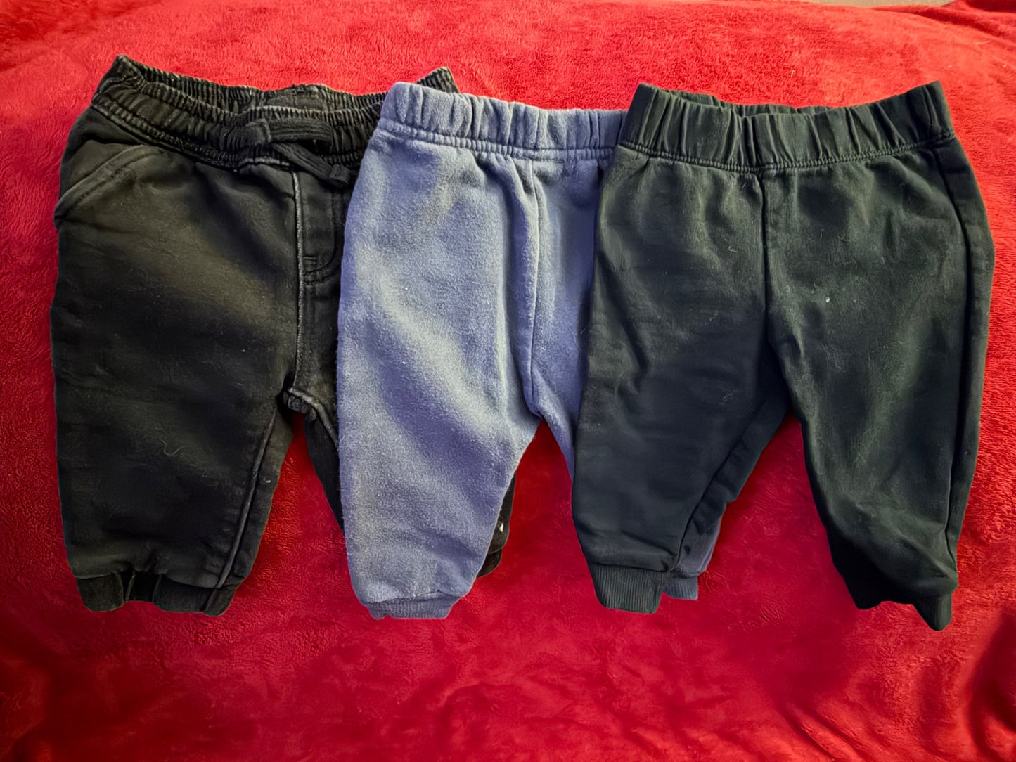 Sweat Pants Bundle of 3! 9m, Kids 9 Month (6-9M)