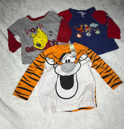Disney Baby Winnie the Pooh Shirt Bundle 6m, Kids 6 Month (3-6M)