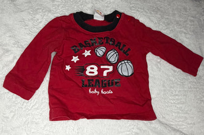 3pc Long Sleeve Shirt Bundle 6m, Kids 6 Month (3-6M)