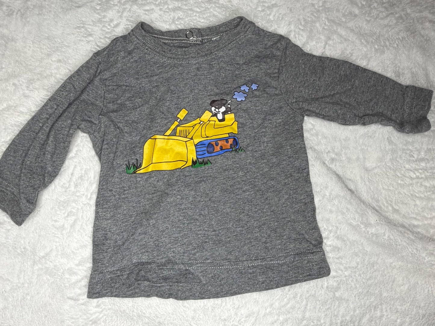3pc Long Sleeve Shirt Bundle 6m, Kids 6 Month (3-6M)