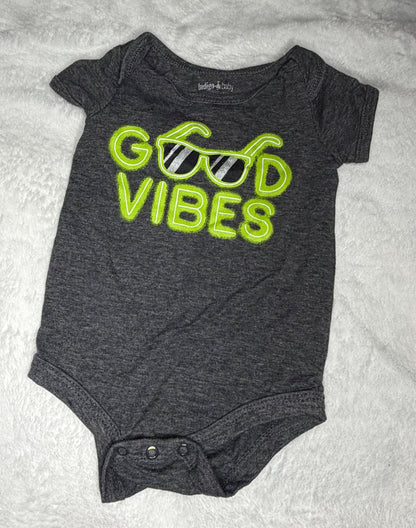5pc Onesie Bundles with Fun Sayings! 6m, Kids 6 Month (3-6M)