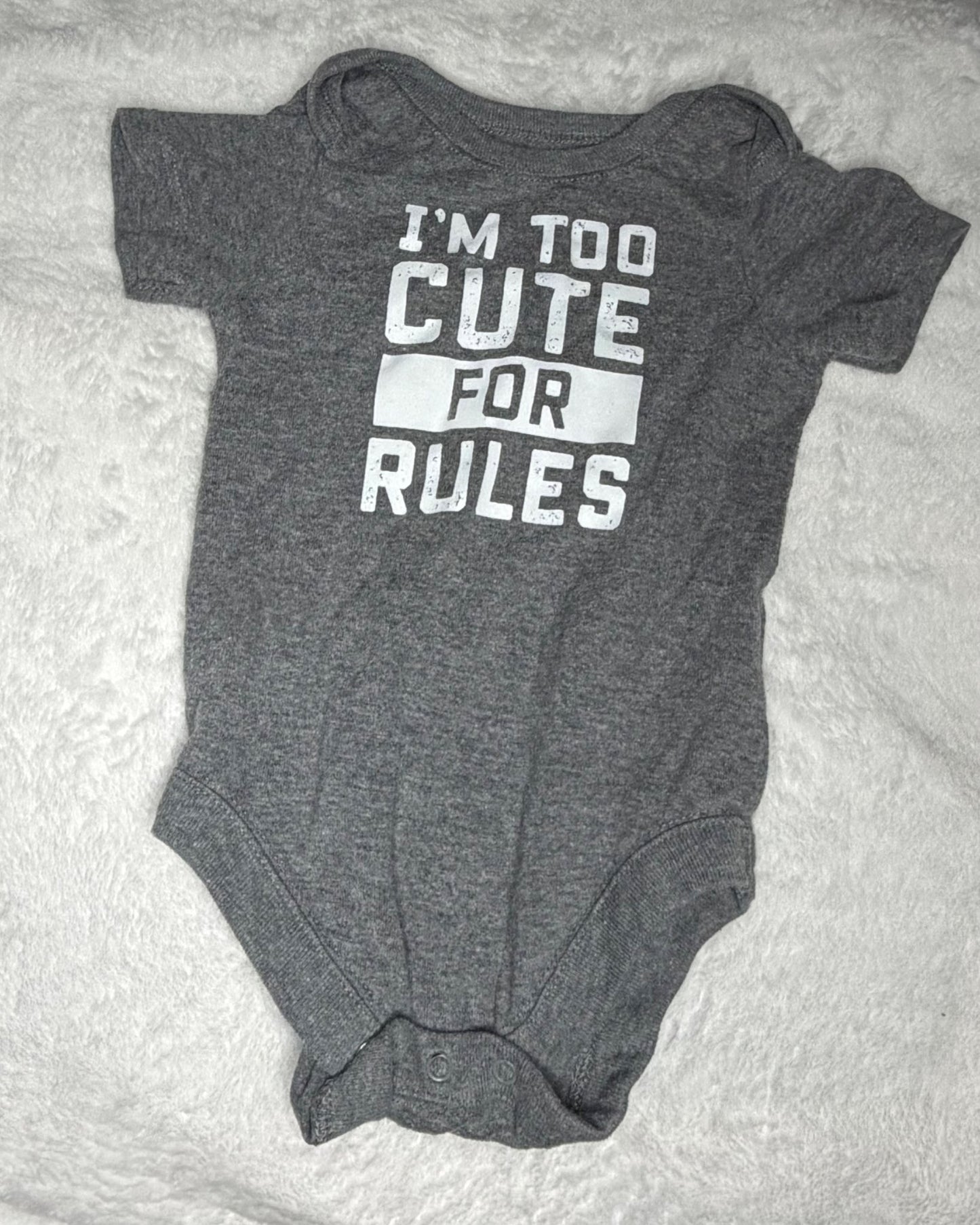 5pc Onesie Bundles with Fun Sayings! 6m, Kids 6 Month (3-6M)