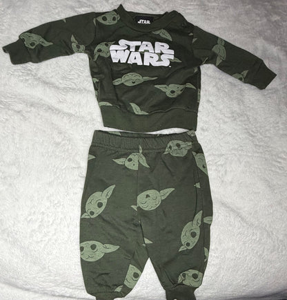 Star Wars 3m Set - Pants and Hoodie , Kids 3 Month (0-3M)