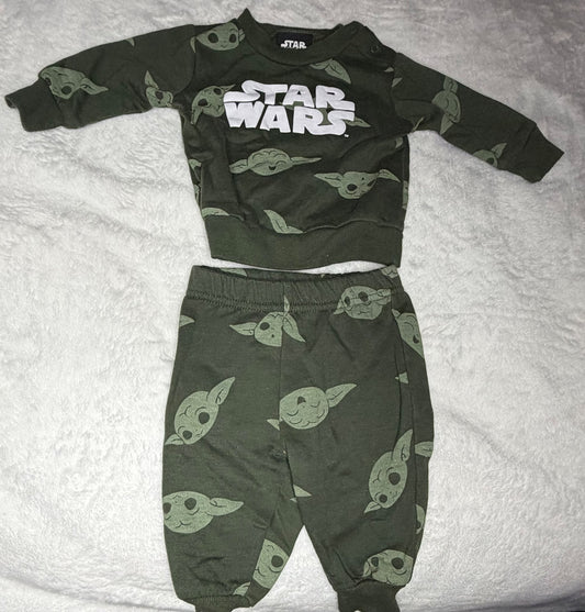 Star Wars 3m Set - Pants and Hoodie , Kids 3 Month (0-3M)