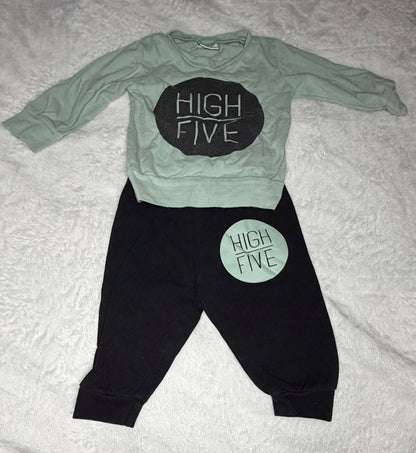 2pc “High Five” Set 0-3m (size 62), Kids 3 Month (0-3M)