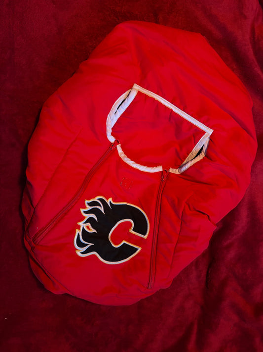 Calgary Flames Car Seat Cover - Fleece Lined