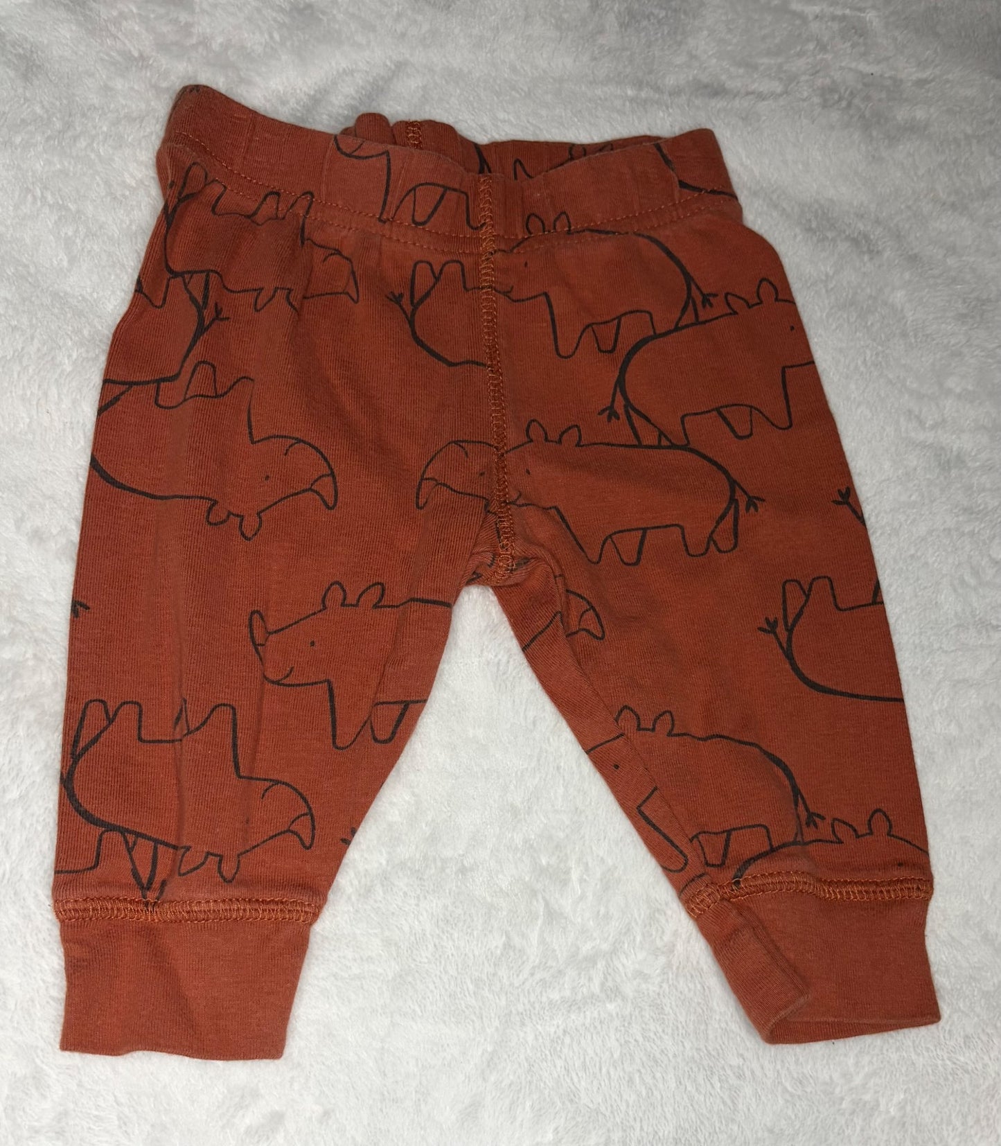 Carters 3pc Rhino Set 3m, Kids 3 Month (0-3M)