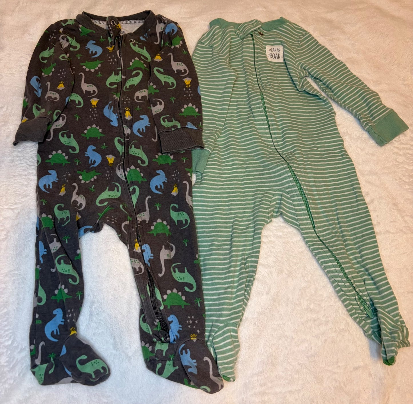 9m 2pc Sleeper Dino Bundle , Kids 9 Month (6-9M)
