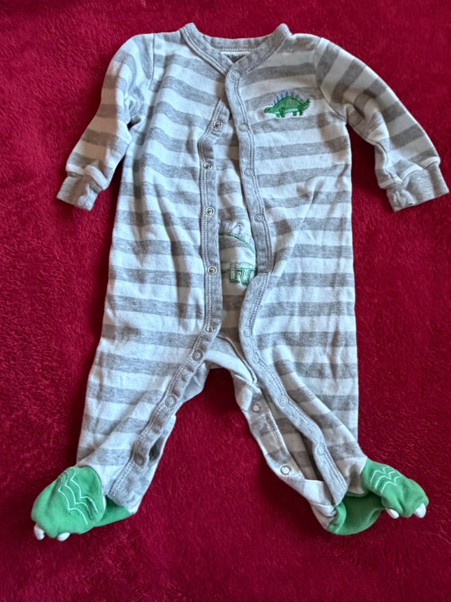 5pc 6m Dinosaur Sleeper Bundle, Kids 6 Month (3-6M)