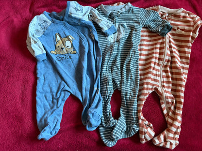 3pc 6m Puppy Sleeper Bundle , Kids 6 Month (3-6M)