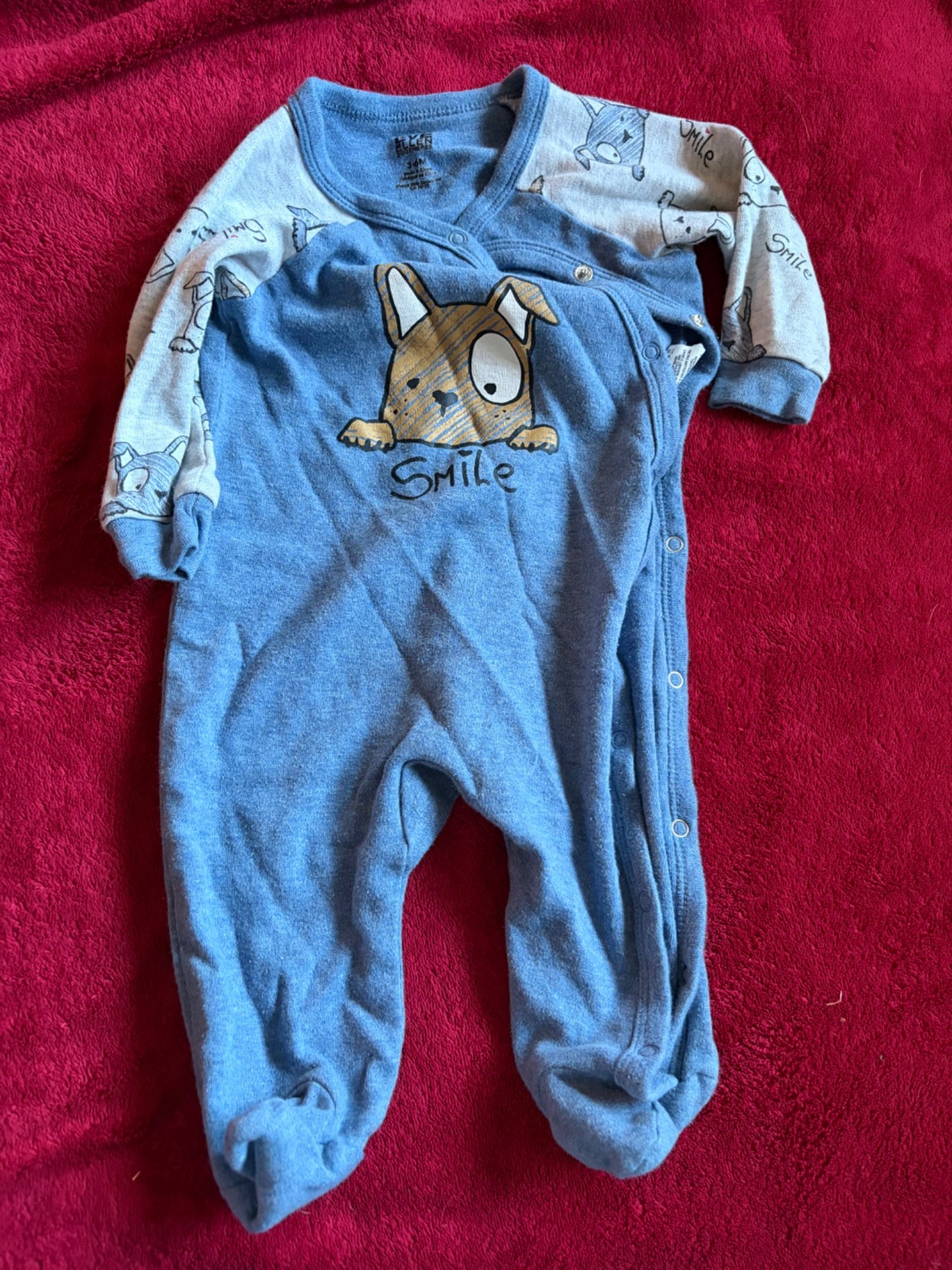 3pc 6m Puppy Sleeper Bundle , Kids 6 Month (3-6M)