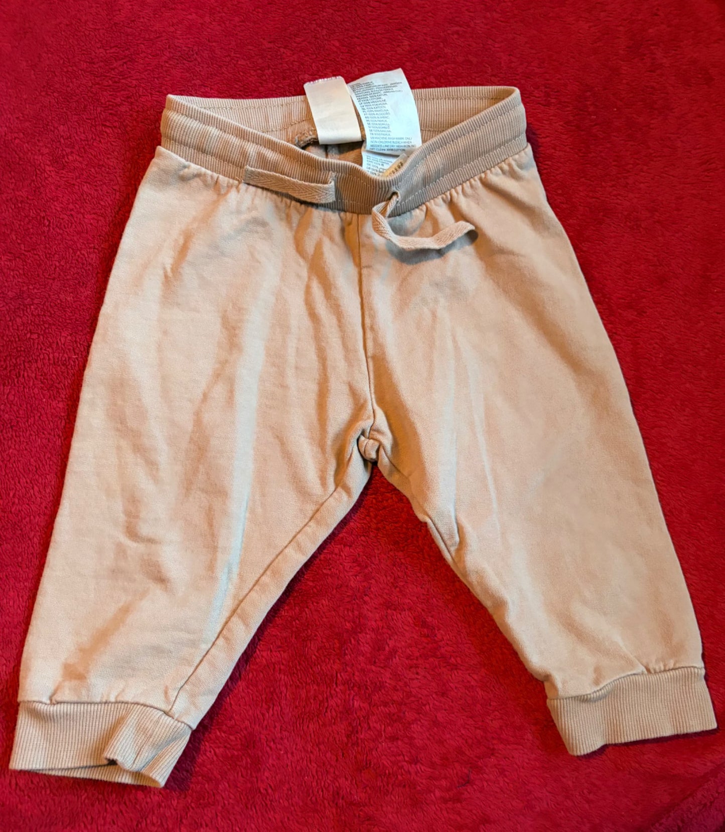 5pcs Drawstring Jogger Pants Bundle 9m , Kids 9 Month (6-9M)