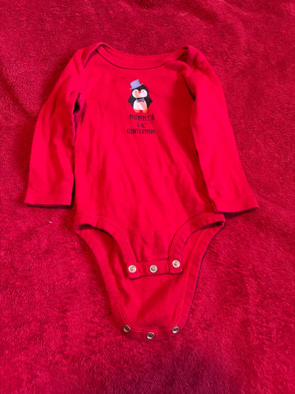 2pc 9m Long Sleeve Onesie Winter Theme Bundle, Kids 9 Month (6-9M)