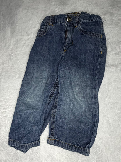 4pc “Denim” Pants Bundle - Leggings and Jeans 9m , Kids 9 Month (6-9M)