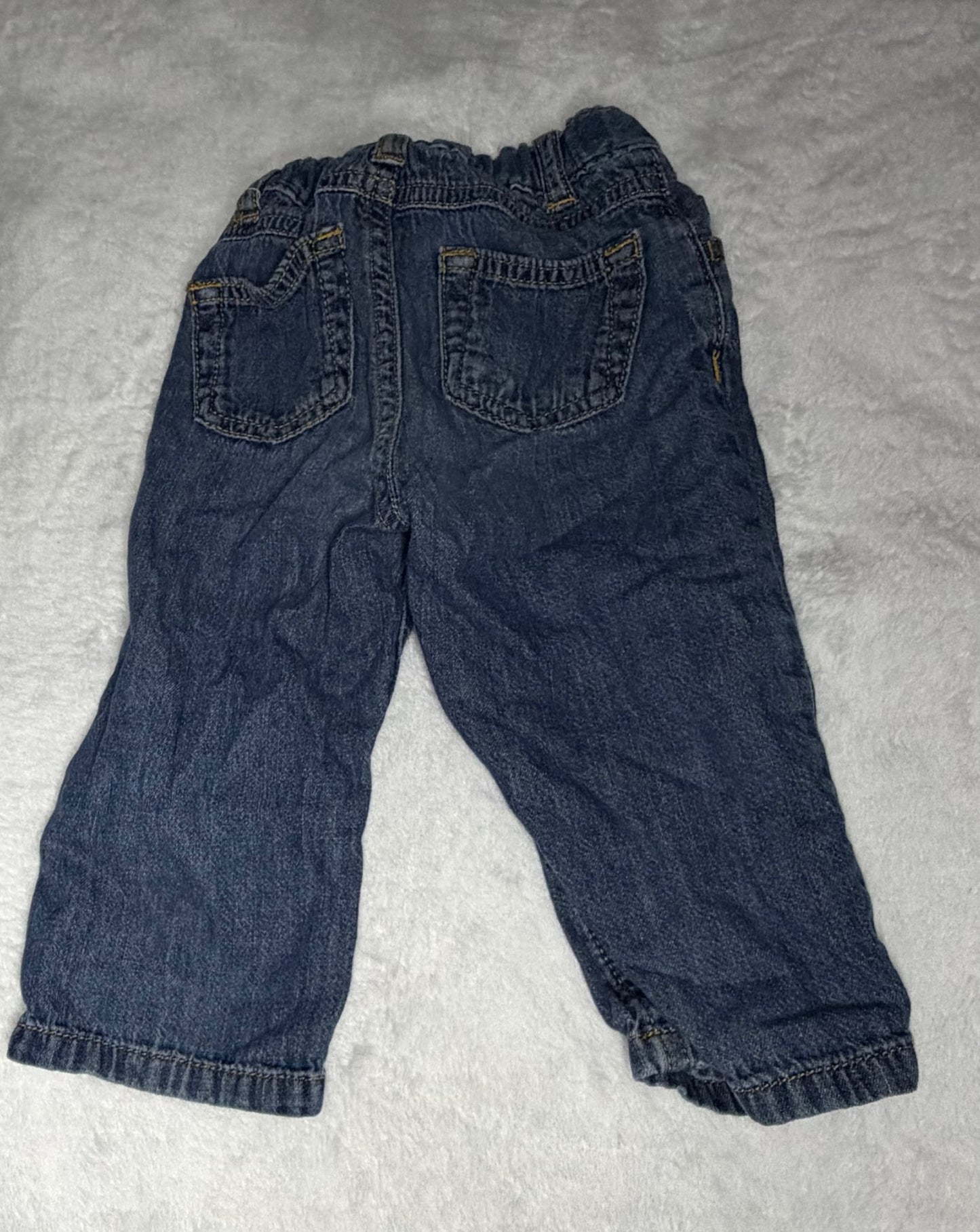 4pc “Denim” Pants Bundle - Leggings and Jeans 9m , Kids 9 Month (6-9M)