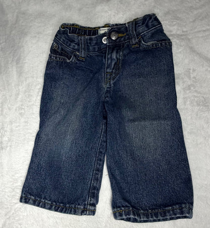 4pc “Denim” Pants Bundle - Leggings and Jeans 9m , Kids 9 Month (6-9M)