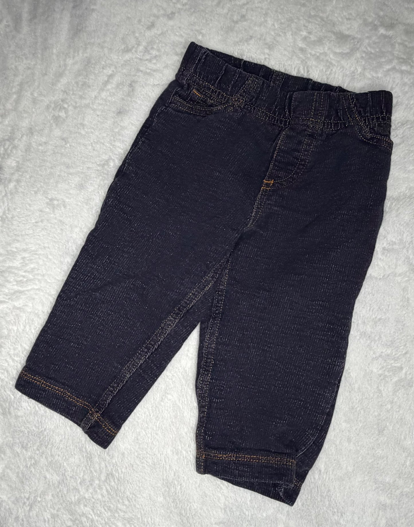 4pc “Denim” Pants Bundle - Leggings and Jeans 9m , Kids 9 Month (6-9M)