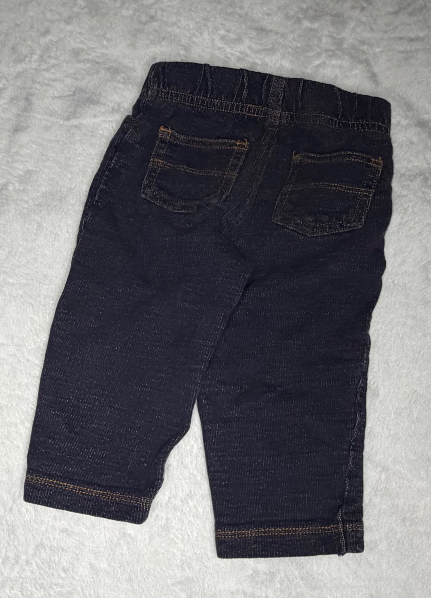 4pc “Denim” Pants Bundle - Leggings and Jeans 9m , Kids 9 Month (6-9M)