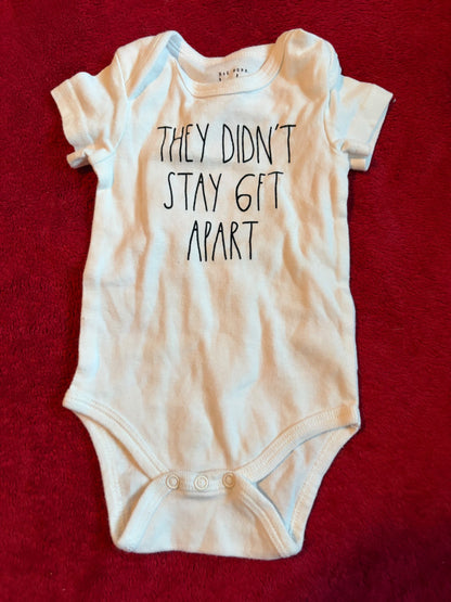 2pc 9m Funny Saying Onesie Bundle, Kids 9 Month (6-9M)