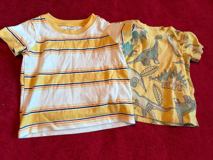 Carters Yellow T-Shirt Bundle 9m, Kids 9 Month (6-9M)
