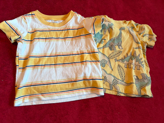 Carters Yellow T-Shirt Bundle 9m, Kids 9 Month (6-9M)