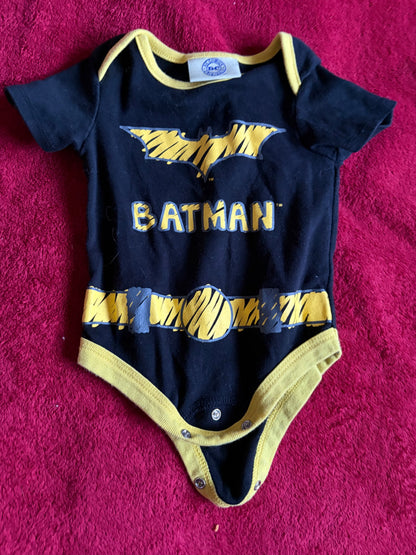 2pc DC Comics Batman 6-12m Bundle - Onesie & Sleeper, Kids 9 Month (6-9M)