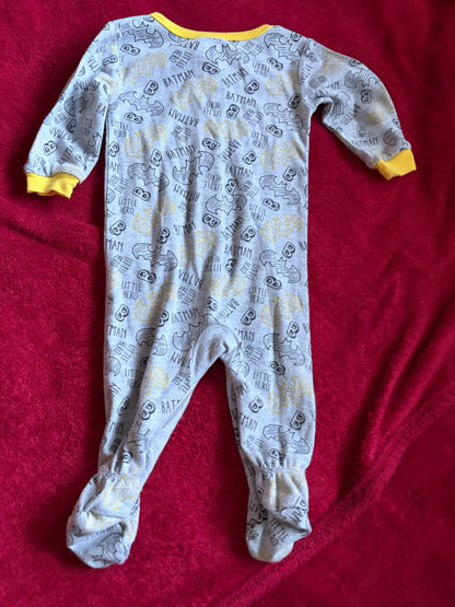 2pc DC Comics Batman 6-12m Bundle - Onesie & Sleeper, Kids 9 Month (6-9M)