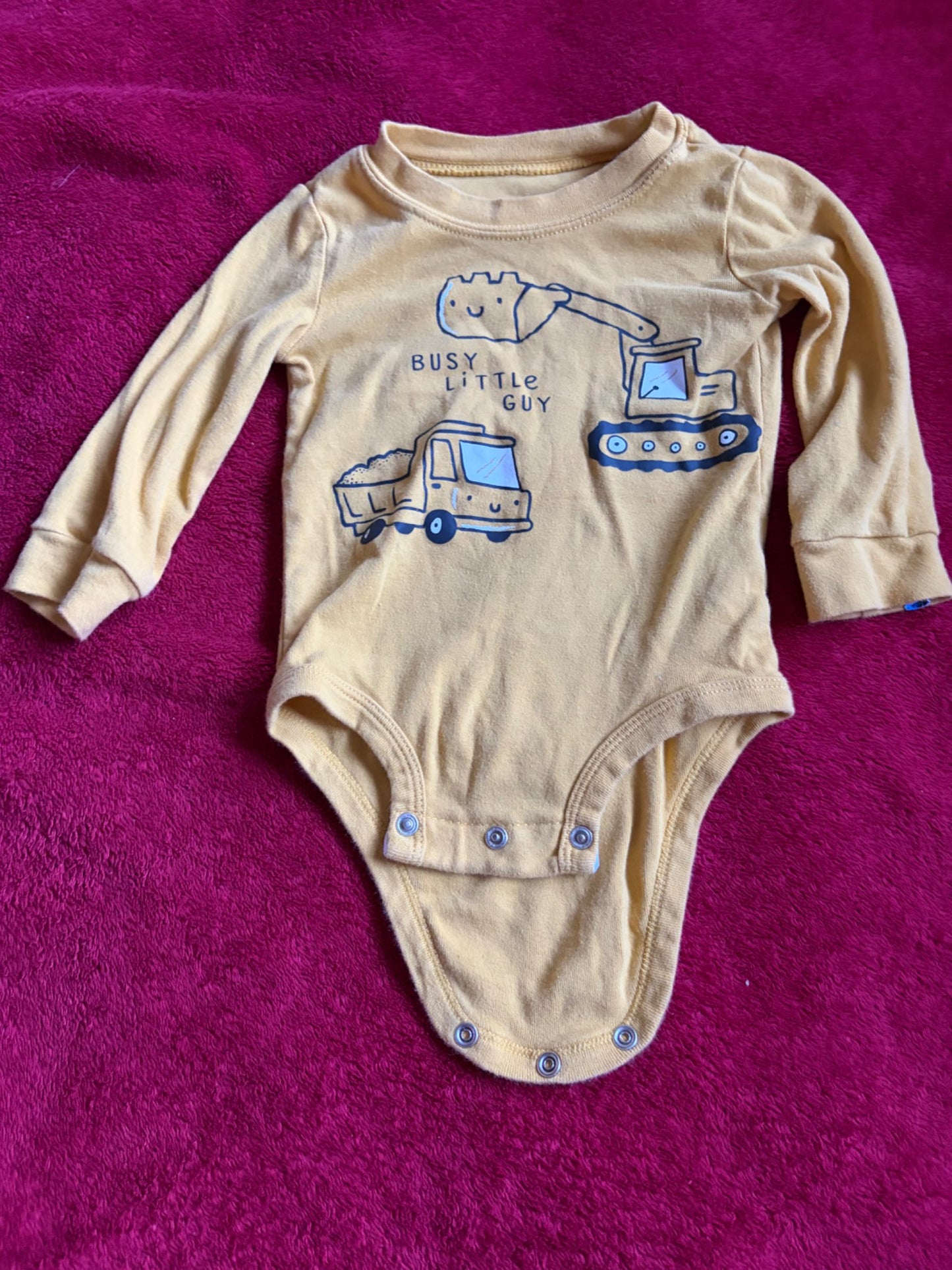 Carters Construction 2pc Outfit (1) 12m, Kids 12 Month (9-12M)