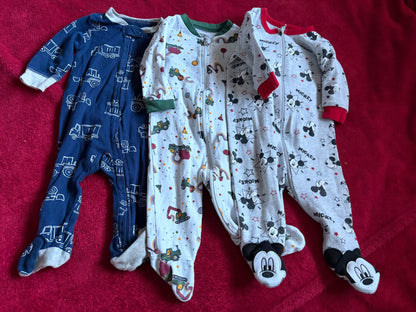 3pc 6m Sleeper Bundle , Kids 6 Month (3-6M)