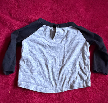 Long Sleeve 9m Bundle of Grey, Kids 9 Month (6-9M)