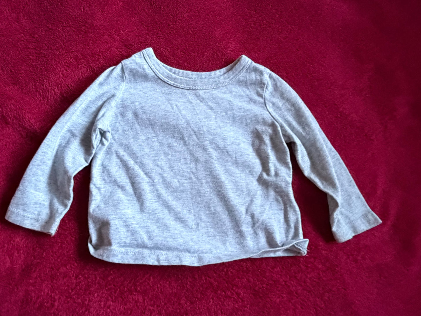 Long Sleeve 9m Bundle of Grey, Kids 9 Month (6-9M)