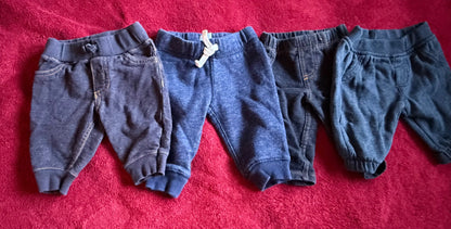 3m Pants Bundle 4pcs , Kids 3 Month (0-3M)