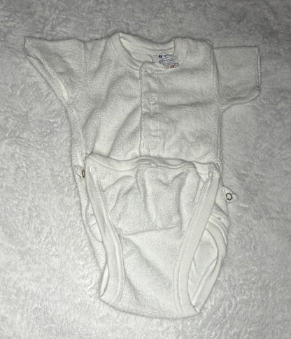 2pc Mixed 0-3m Bundle - Robe and Onesie, Kids 3 Month (0-3M)