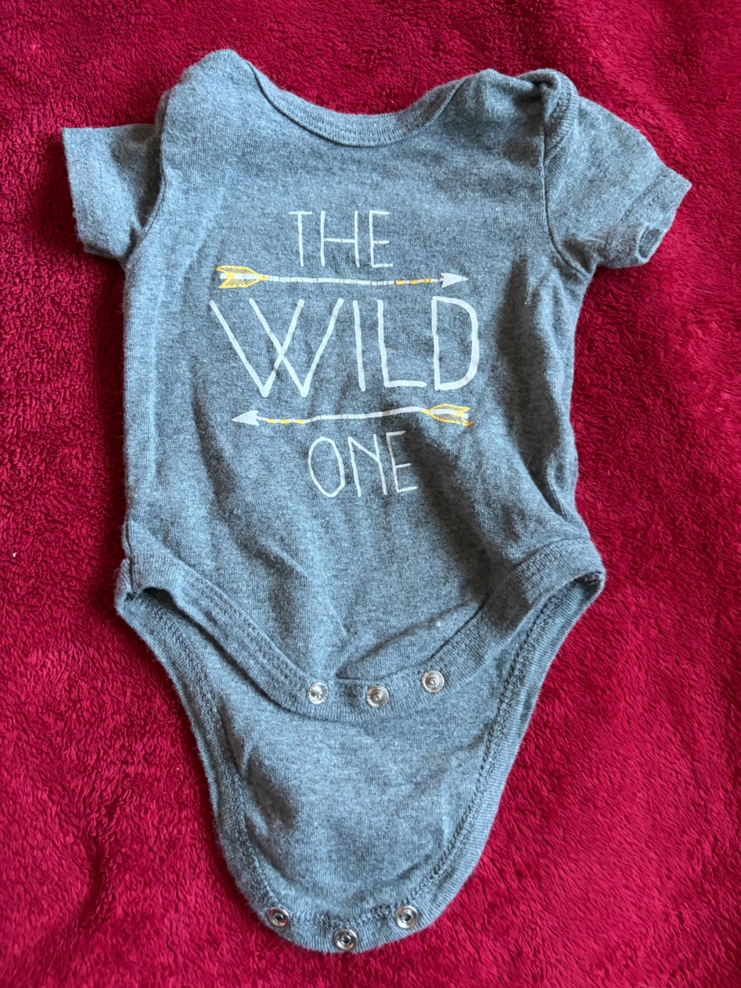 3pc 3m Grey Oneise Bundle, Kids 3 Month (0-3M)