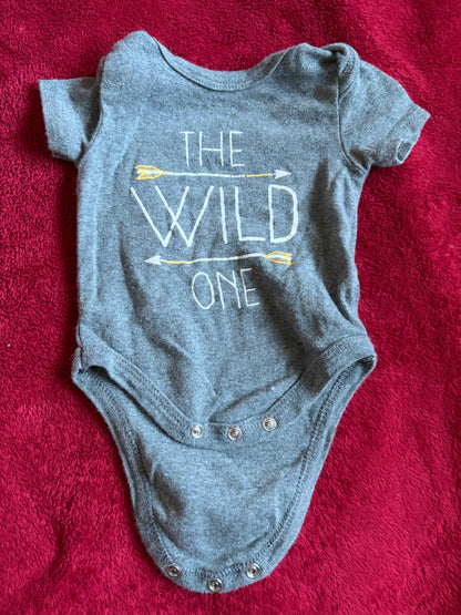 3pc 3m Grey Oneise Bundle, Kids 3 Month (0-3M)